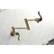Kingston Brass KS4103DFL Wall Mount Pot Filler, Antique Brass KS4103DFL - alternate 4